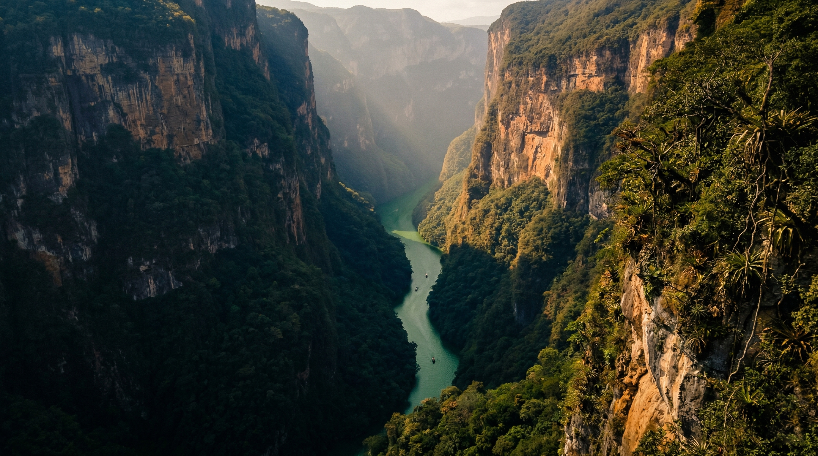 Vista aérea de Chiapas